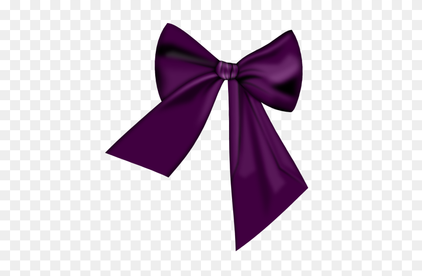 445x491 Purple Bow - Purple Bow PNG