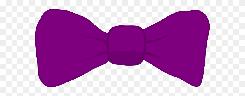 600x272 Purple Bowtie Clip Art - Purple Bow Clipart