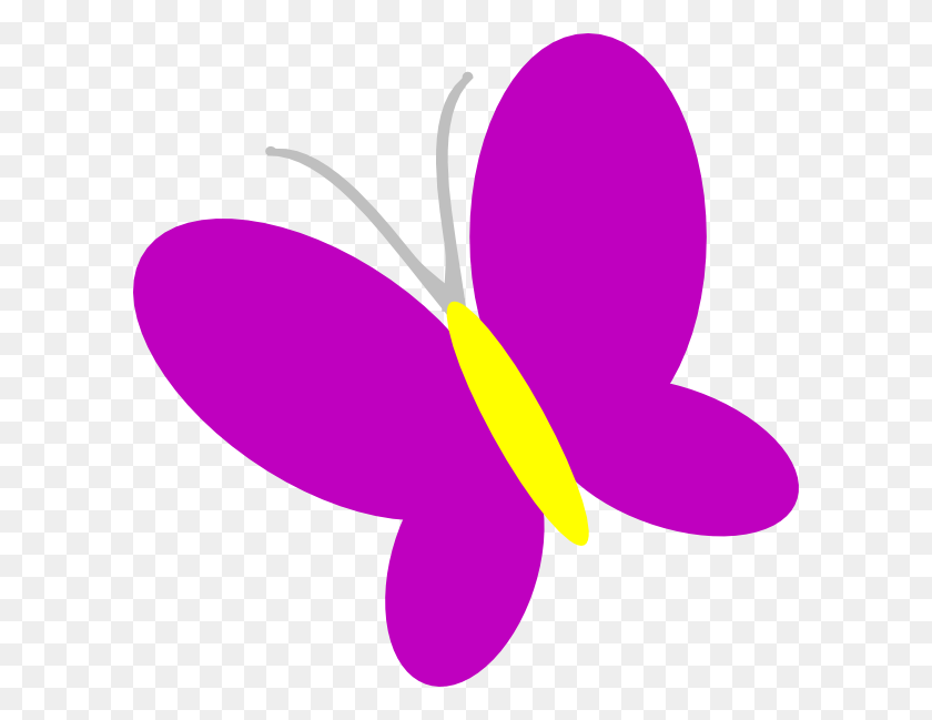 600x589 Purple Butterfly Clip Art - Purple Butterfly Clipart