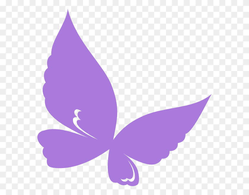 588x599 Purple Butterfly Clip Art - Purple Butterfly Clipart