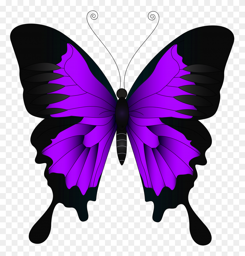 4783x5000 Purple Butterfly Png Clip Art - Purple Butterfly Clipart