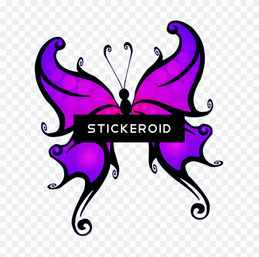 681x772 Purple Butterfly Png Transparent Image - Purple Butterfly PNG