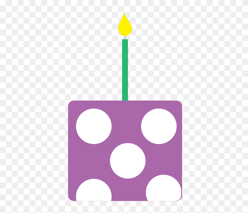 414x663 Фиолетовый Торт Клипарты - Бесплатный Клипарт С Днем Рождения