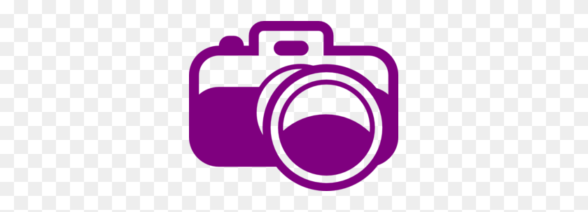 299x243 Фиолетовый Клип С Камерой - Камера Клипарт Png