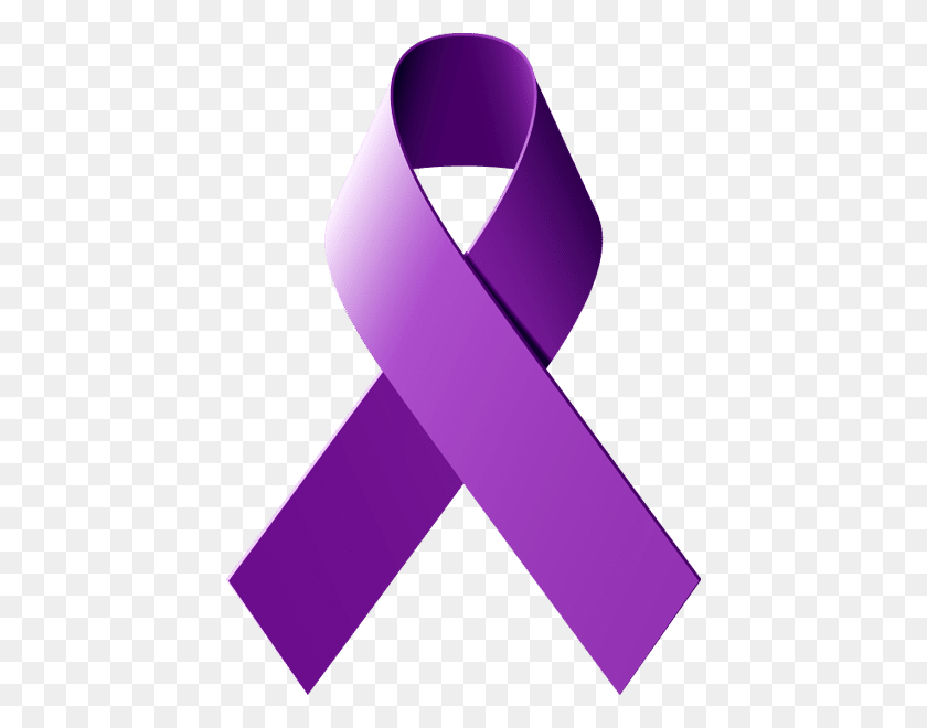 430x600 Purple Cancer Ribbon Clip Art Clip Art - Cancer Ribbon Clipart