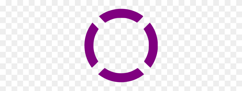 256x256 Purple Circle Dashed Icon - Purple Circle PNG