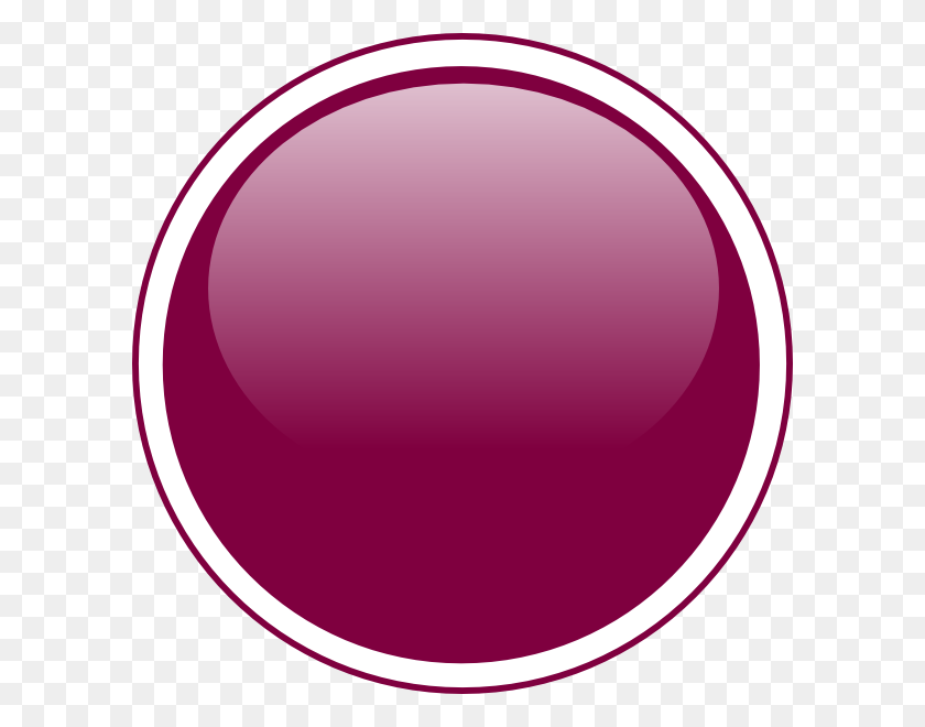 600x600 Purple Circle Glossy Purple Circle Button Clip Art - Viola Clipart