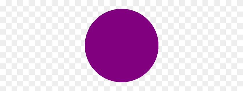 256x256 Значок Фиолетовый Круг - Фиолетовый Круг Png