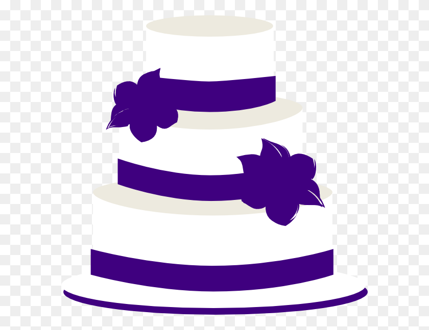 600x587 Фиолетовый Клипарт Черно-Белый - Католический Свадебный Клипарт