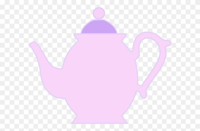 600x490 Purple Clipart Teapot - Kettle Clipart