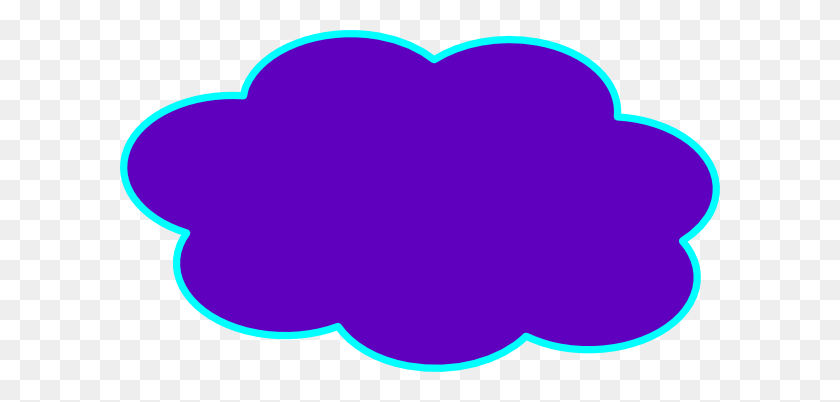 600x342 Purple Cloud Png, Clip Art For Web - Cloud Clipart PNG