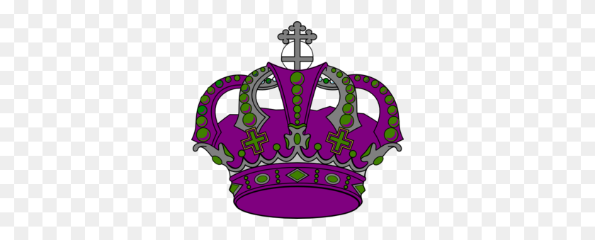 300x279 Purple Crown Clipart - Royal Crown Clipart