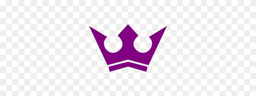 256x256 Значок Фиолетовая Корона - Фиолетовая Корона Png