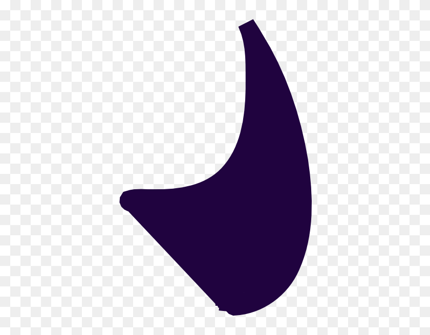 378x595 Purple Devil Horns Clip Art - Blue Devil Clipart