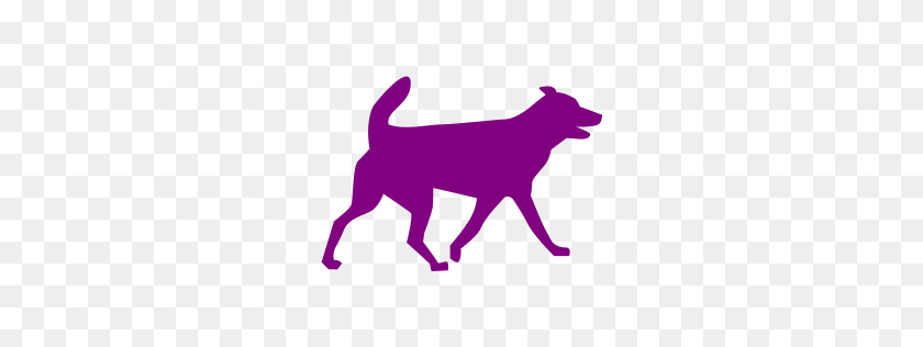 256x256 Purple Dog Icon - Dog PNG Icon