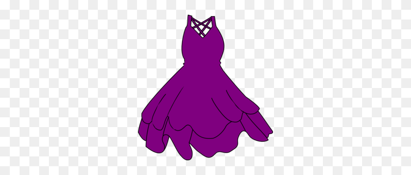 276x298 Purple Dress Clip Art - Purple Clipart