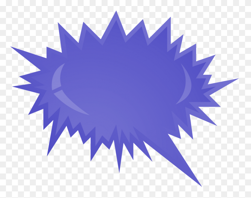 989x764 Purple Explosion Free Clip Art For Teachers - Explosion PNG Transparent