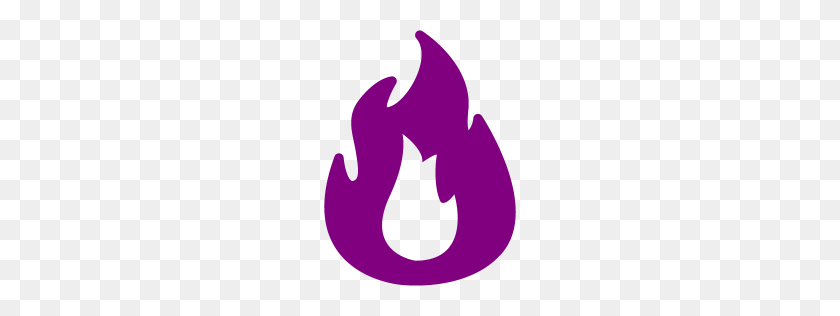 256x256 Значок Фиолетовый Огонь - Фиолетовый Огонь Png