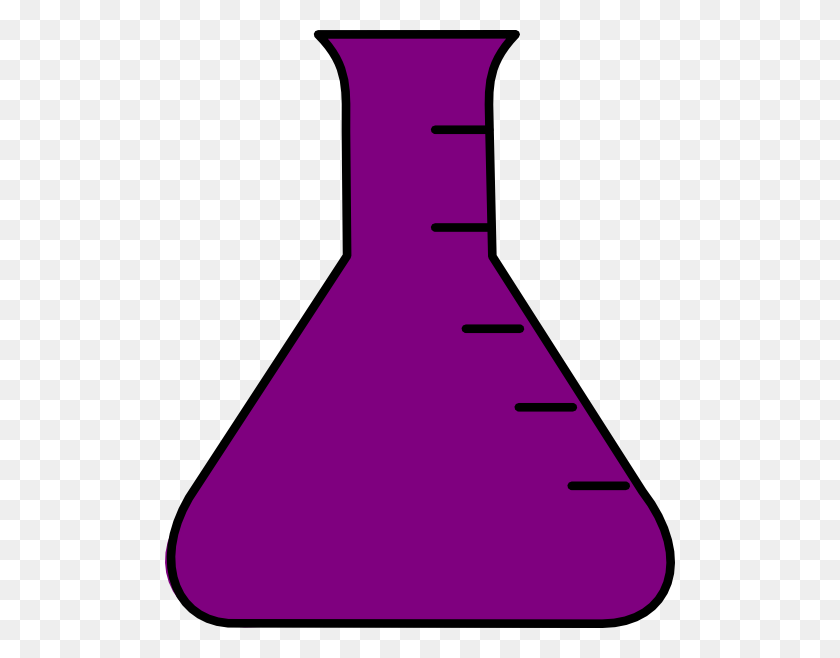 510x598 Purple Flask Purple Flask And Clip Art - Flask Clipart