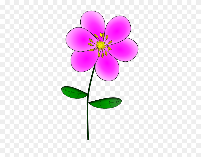 348x597 Фиолетовый Цветок Картинки - Львиный Зев Клипарт