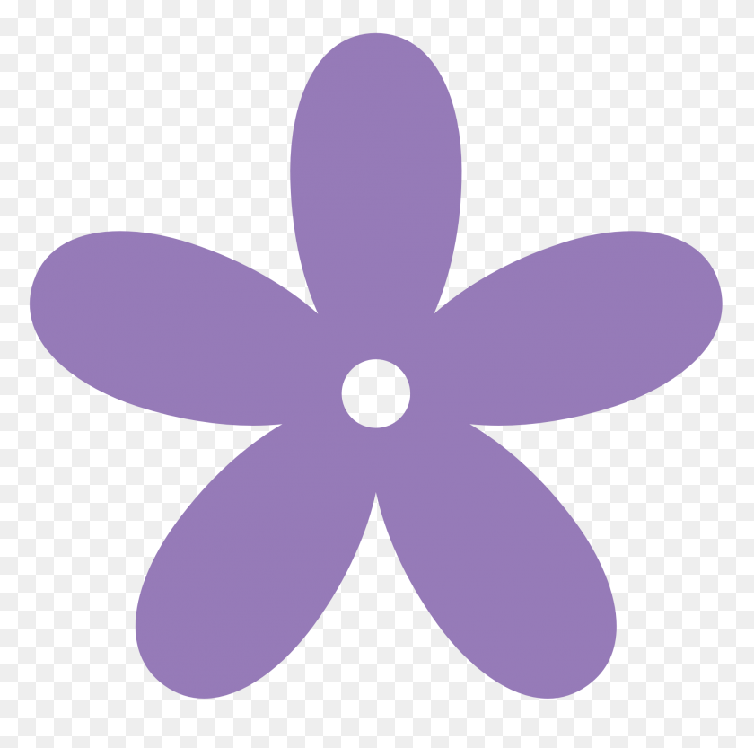 1969x1952 Purple Flower Clip Art - Bridesmaid Clipart