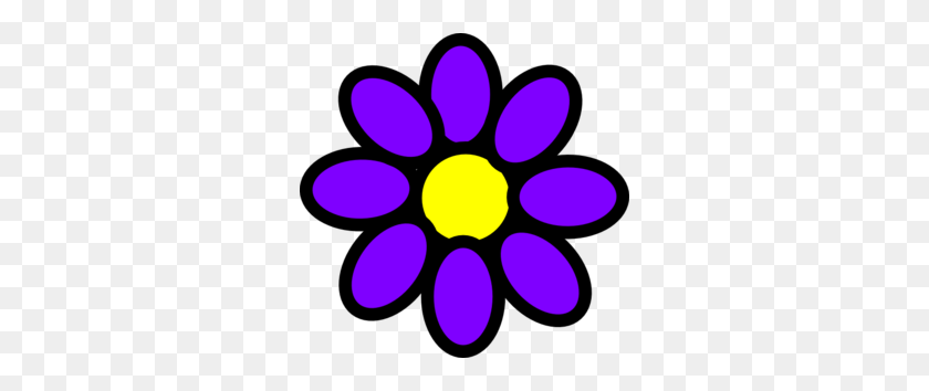 298x294 Фиолетовый Цветок Картинки - Цветы Клипарт Прозрачный
