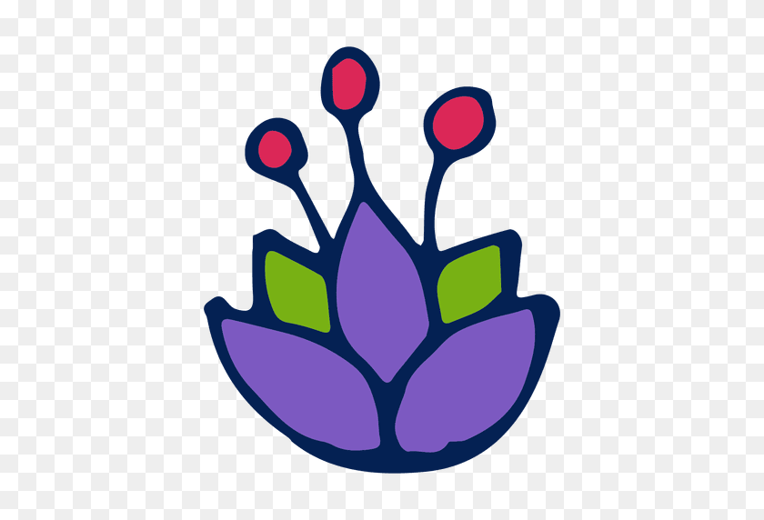 512x512 Purple Flower Ornate - Purple Crown PNG