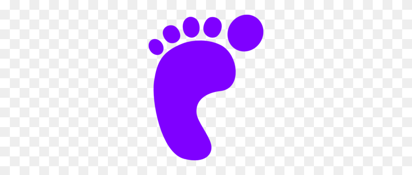 234x298 Purple Footprint Clip Art - Footprint Clipart