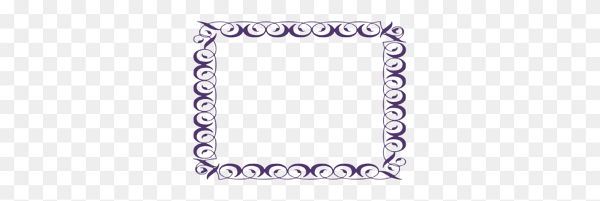 299x222 Purple Frame Clip Art - Silver Frame Clipart