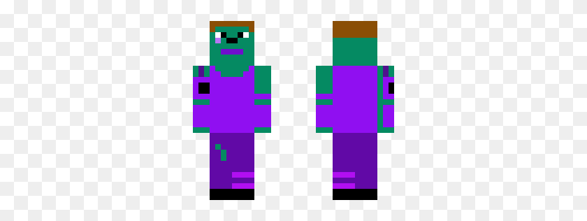 288x256 Purple Ghoul Trooper De La Piel De Minecraft - Ghoul Trooper Png