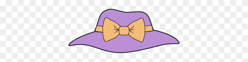 376x151 Purple Girls Hat Clip Art - Sat Clipart
