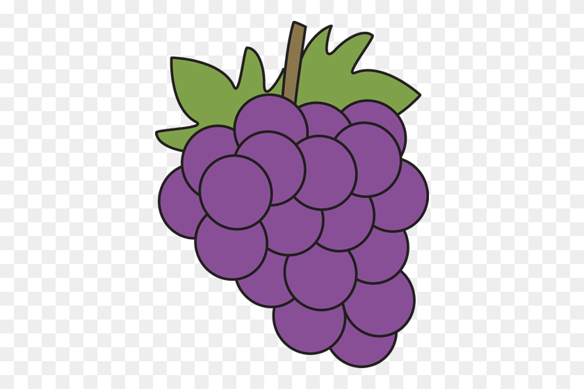 394x500 Purple Grapes Cliparts - Bunch Of Grapes Clipart