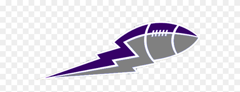 600x264 Purple Gray Football Lightning Big Free Images - Purple Lightning PNG
