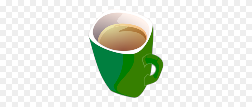 252x298 Purple Green Coffee Tea Mug Clip Art - To Go Coffee Cup Clipart