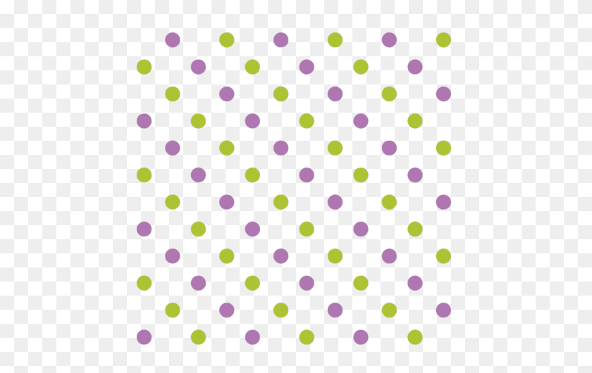 470x470 Purple Green Polka Dots Giftwrap - Polka Dots PNG