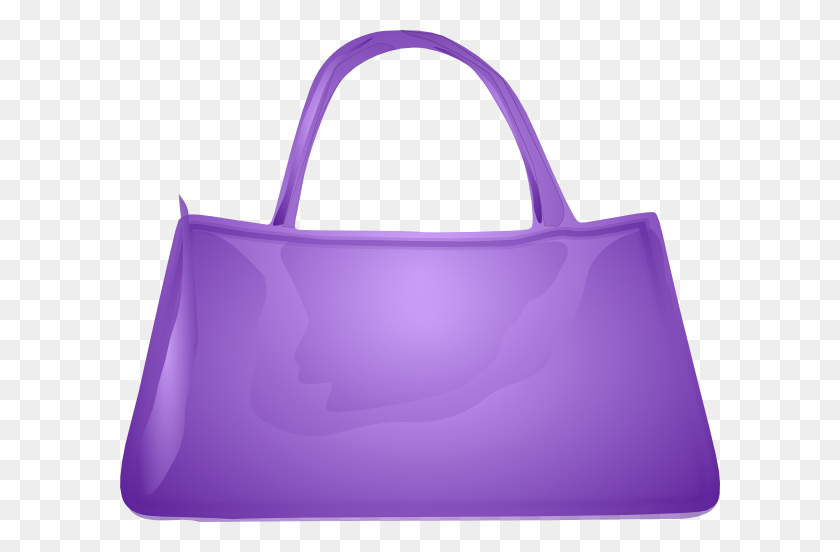 600x492 Purple Handbag Clip Art - Purse Clipart