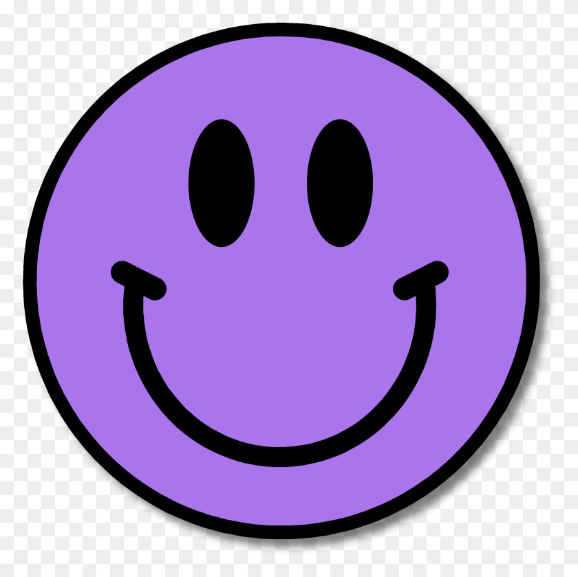 2118x2116 Фиолетовое Счастливое Лицо - Клипарт Бесплатно