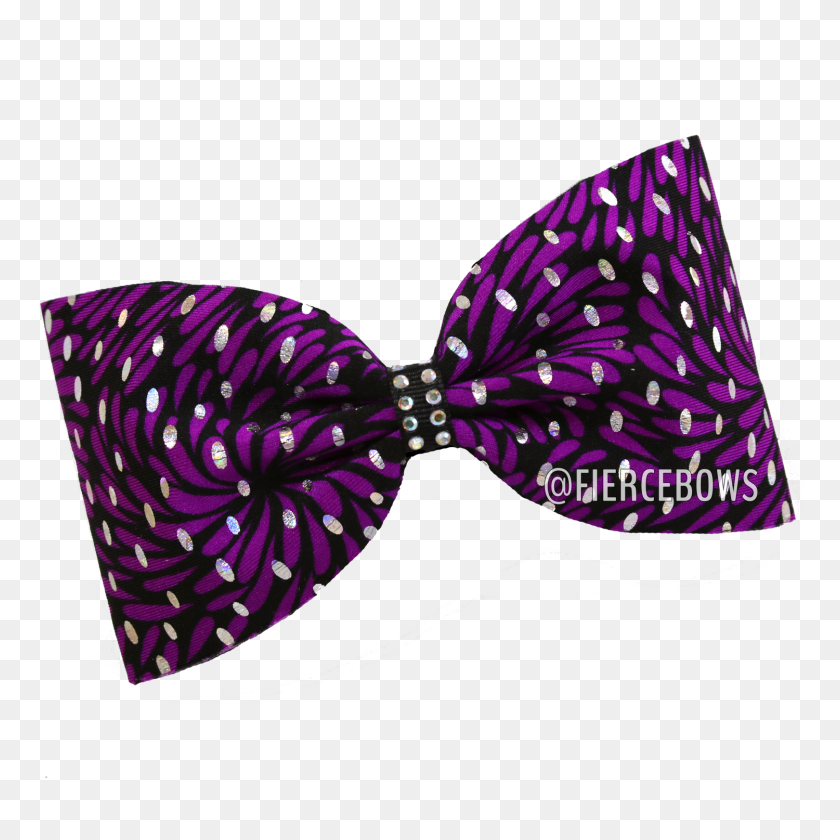 1500x1500 Purple Haze Tailless Bow Fierce Bows - Purple Bow PNG