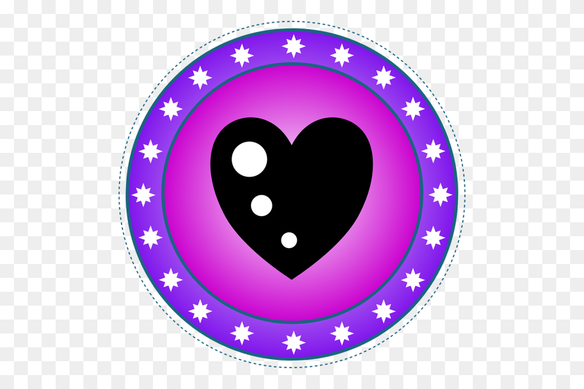500x500 Пурпурное Сердце Значок Вектор Картинки - Пурпурное Сердце Медаль Клипарт