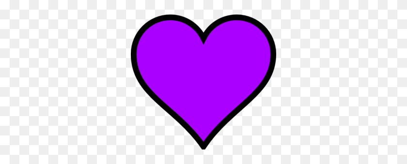 300x279 Фиолетовое Сердце Картинки Фиолетовая Дымка - Оттенки Клипарт