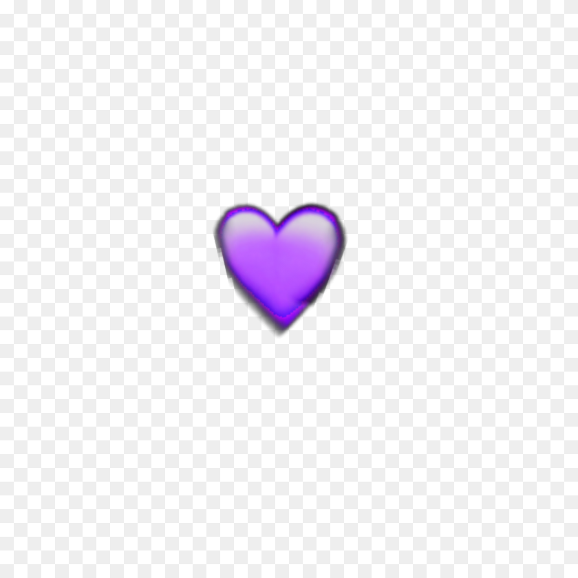 1773x1773 Corazón Púrpura Emoji Iphone Etiqueta Engomada De La Remixit Al Azar - Corazón Púrpura Emoji Png