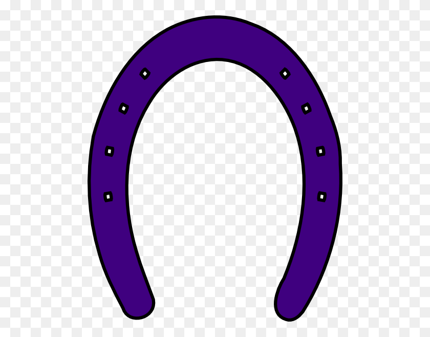 498x598 Purple Horse Shoe Clip Art - Horseshoe Clipart