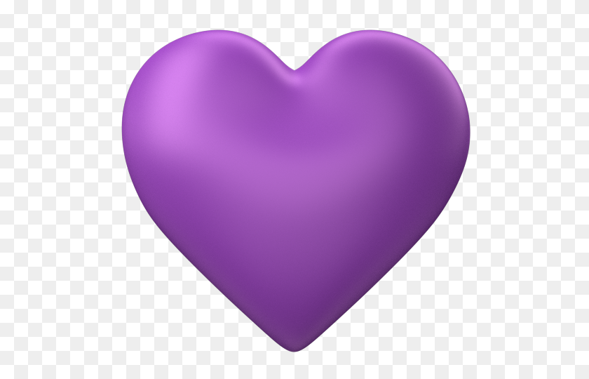 640x480 Purple In Purple - Purple Heart Emoji PNG