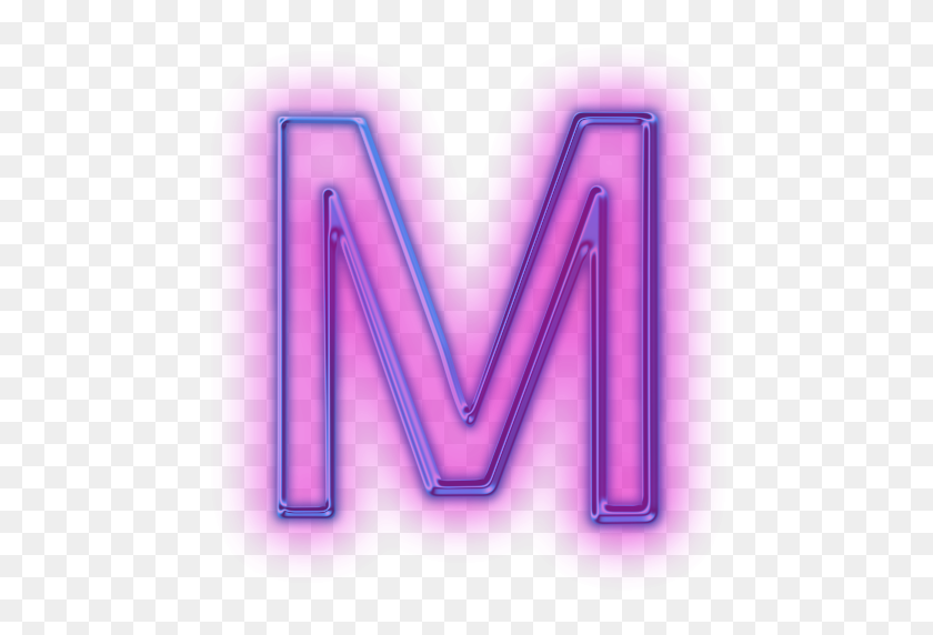 512x512 Purple Letter M Icon Png - M PNG