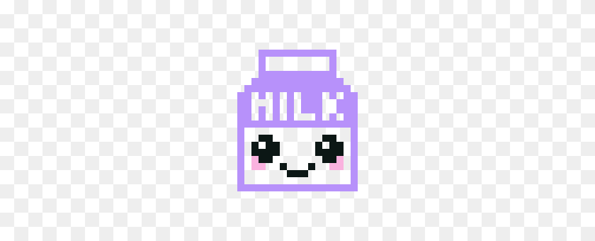 370x280 Фиолетовая Упаковка Для Молока! Pixel Art Maker - Молочная Коробка Png