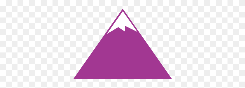 338x242 Purple Mountain - Mountain PNG