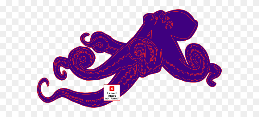 600x320 Purple Octopus Clip Art - Purple Octopus Clipart