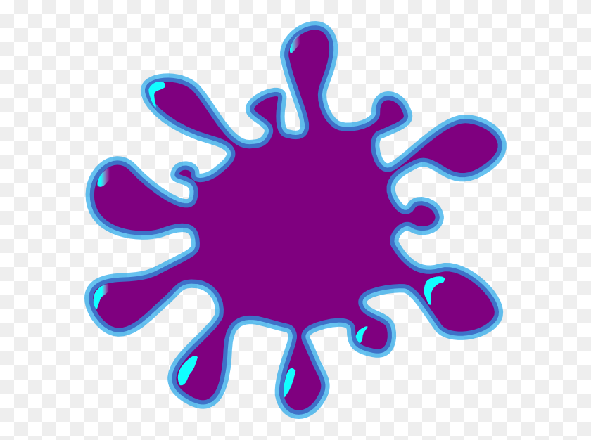 600x566 Purple Paint Splash Clipart Clip Art Images - Paint Splatter PNG