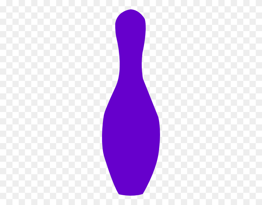 186x599 Purple Pin Bowling Pin Purple Clip Art - Purple Clipart