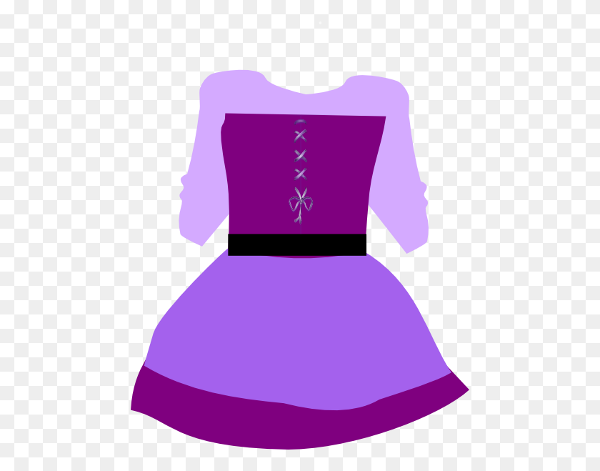 474x599 Purple Pirate Dress Clip Art - Summer Clothes Clipart
